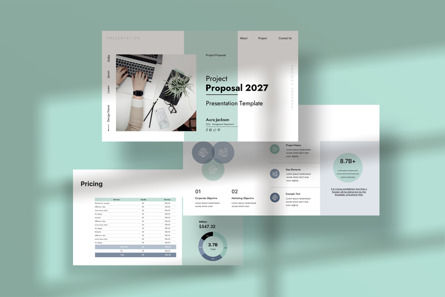 Project Proposal Presentation Template, Dia 4, 12680, Bedrijf — PoweredTemplate.com