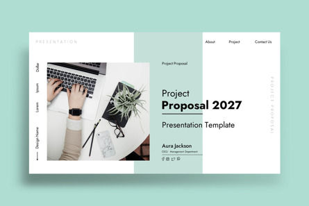 Project Proposal Presentation Template, Deslizar 6, 12680, Negócios — PoweredTemplate.com