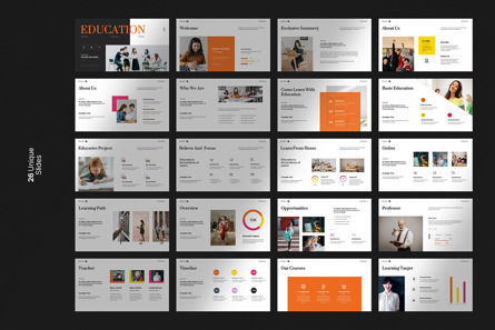 Education Presentation Template, Slide 8, 12686, Business — PoweredTemplate.com