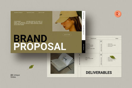 Brand Proposal Presentation, Plantilla de PowerPoint, 12688, Negocios — PoweredTemplate.com