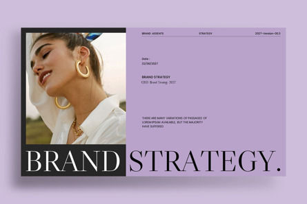 Brand Strategy Google Slide Template, Diapositiva 8, 12693, Negocios — PoweredTemplate.com
