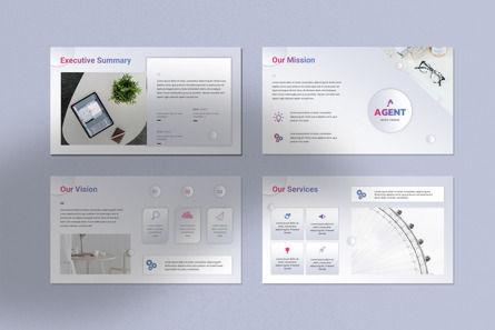 Agent Presentation Template, Diapositiva 3, 12694, Negocios — PoweredTemplate.com