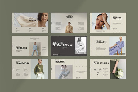 Brand Strategy Presentation Template, Diapositiva 8, 12695, Negocios — PoweredTemplate.com