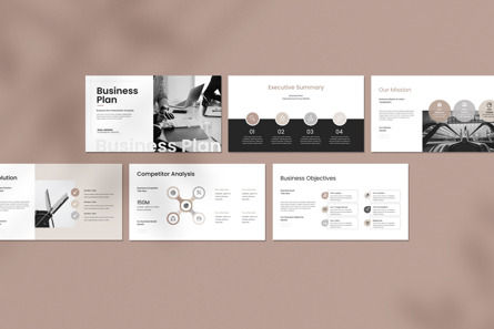 Business Plan Google Slide Template, Slide 3, 12696, Business — PoweredTemplate.com