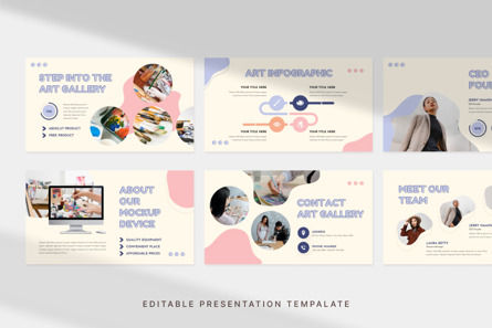 Art Gallery - PowerPoint Template, Diapositive 2, 12700, Art & Entertainment — PoweredTemplate.com
