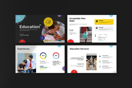 Education Presentation Template, Slide 4, 12705, Business — PoweredTemplate.com