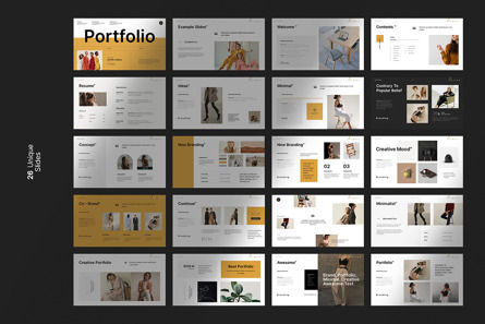 Portfolio Presentation Template, Diapositive 9, 12707, Business — PoweredTemplate.com