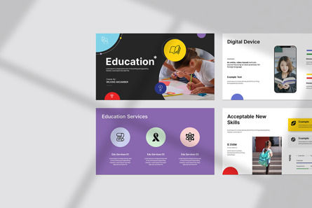 Education Presentation Template, Diapositive 2, 12709, Business — PoweredTemplate.com