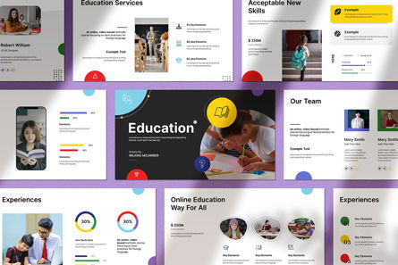 Education Presentation Template, Diapositive 5, 12709, Business — PoweredTemplate.com