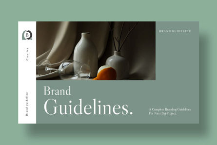 Brand Guidelines Presentation Template, スライド 7, 12714, ビジネス — PoweredTemplate.com