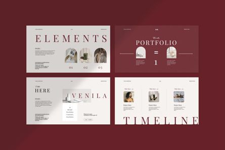 Portfolio PowerPoint Presentation Template, Folie 7, 12720, Business — PoweredTemplate.com