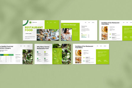 Restaurant Food Presentation Template, Deslizar 4, 12724, Negócios — PoweredTemplate.com