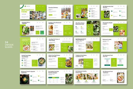 Restaurant Food Presentation Template, Deslizar 6, 12724, Negócios — PoweredTemplate.com