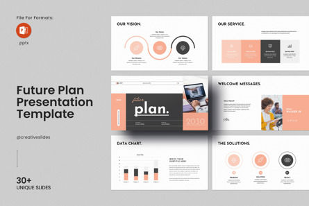 Future Plan PowerPoint Presentation, PowerPoint Template, 12737, Business — PoweredTemplate.com