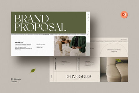 Brand Proposal Presentation, Plantilla de PowerPoint, 12738, Conceptos de negocio — PoweredTemplate.com