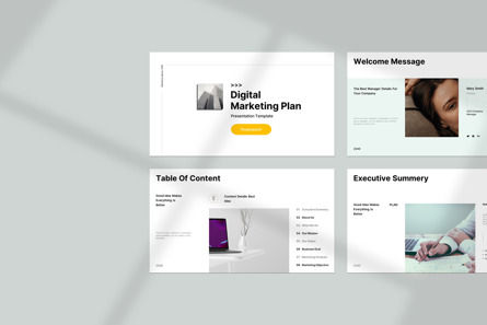 Digital Marketing Plan Presentation, Folie 2, 12744, Business — PoweredTemplate.com
