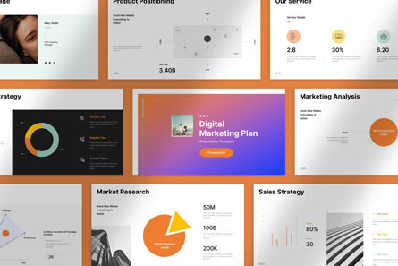 Digital Marketing Plan Presentation, Diapositive 8, 12744, Business — PoweredTemplate.com