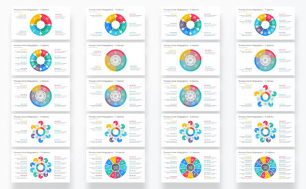 Process Circle Infographics PowerPoint Templates, Diapositive 2, 12749, Animés — PoweredTemplate.com