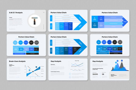 Multipurpose Business Presentation PowerPoint Template, Diapositiva 52, 12750, Negocios — PoweredTemplate.com