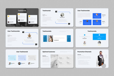 Multipurpose Business Presentation PowerPoint Template, Diapositiva 57, 12750, Negocios — PoweredTemplate.com