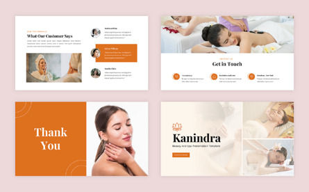 Kanindra - Beauty Spa PowerPoint Template, Diapositive 5, 12763, Santé / Détente — PoweredTemplate.com