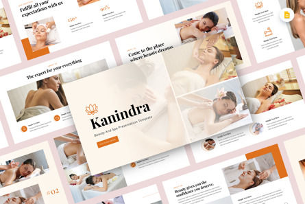 Kanindra - Beauty Spa Google Slide Template, Tema do Google Slides, 12769, Saúde e Recreação — PoweredTemplate.com