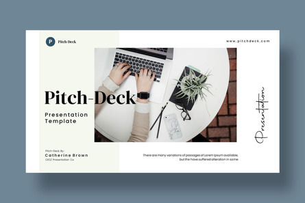 Pitch-Deck Google Slide Template, Slide 6, 12770, Business — PoweredTemplate.com