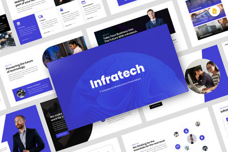 Infratech - IT Solutions Infrastructure Google Slide, Google幻灯片主题, 12774, 技术与科学 — PoweredTemplate.com