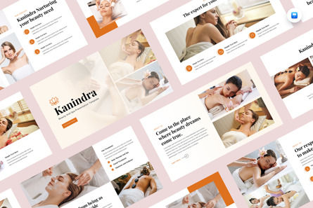 Kanindra - Beauty Spa Keynote Template, 苹果主题演讲模板, 12775, 健康和休闲 — PoweredTemplate.com