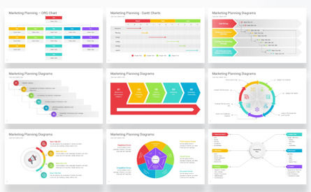Marketing Process Google Slides Templates, Deslizar 4, 12782, Negócios — PoweredTemplate.com