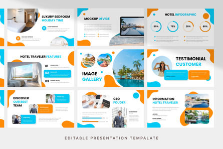 Hotel - PowerPoint Template, Diapositive 4, 12787, Business — PoweredTemplate.com