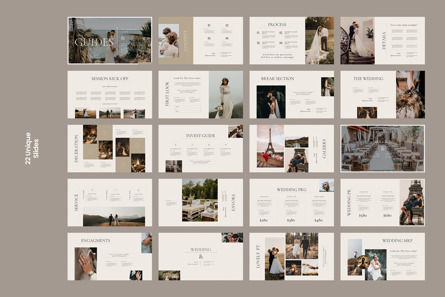 Wedding Guide PowerPoint Template, Folie 8, 12793, Business — PoweredTemplate.com