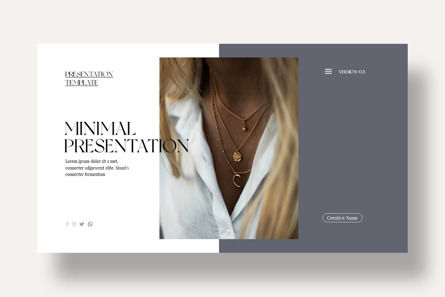 Minimal Presentation Template, Slide 6, 12796, Business — PoweredTemplate.com