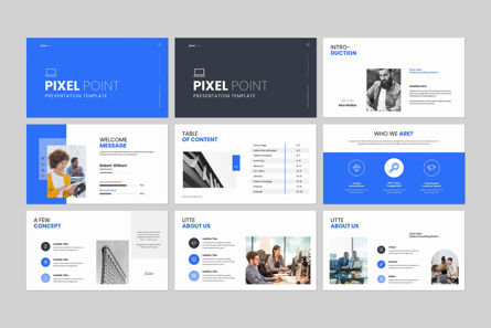 Pixel Point PowerPoint Template, Diapositive 2, 12807, Business — PoweredTemplate.com