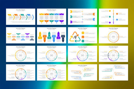 Arrow Box Diagram Google Slides Template, Diapositiva 2, 12819, Negocios — PoweredTemplate.com