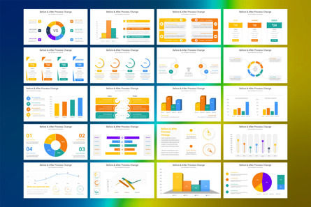 Before After Process Change PowerPoint Template, Diapositive 2, 12824, Business — PoweredTemplate.com
