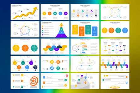 Curved Arrow Clipart Google Slides Template, Diapositive 2, 12827, Business — PoweredTemplate.com