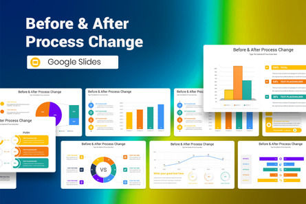 Before After Process Change Google Slides Template, Tema de Google Slides, 12832, Negocios — PoweredTemplate.com