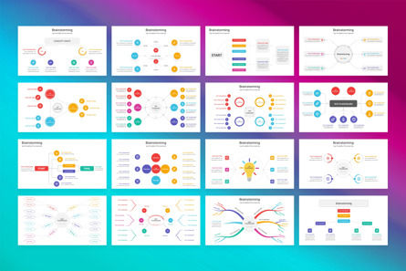 Brainstorming Google Slides Template, Slide 2, 12860, Business — PoweredTemplate.com