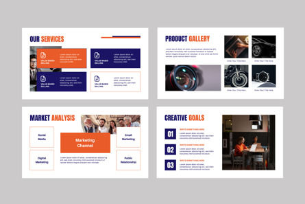 Marketing Plan Presentation Template Design, Deslizar 4, 12862, Negócios — PoweredTemplate.com