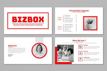 Creative Business Plan Presentation Template, Deslizar 2, 12865, Negócios — PoweredTemplate.com