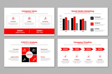 Creative Business Plan Presentation Template, 幻灯片 4, 12865, 商业 — PoweredTemplate.com