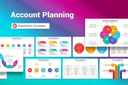 Account Planning PowerPoint Template, PowerPoint Template, 12871, Business — PoweredTemplate.com