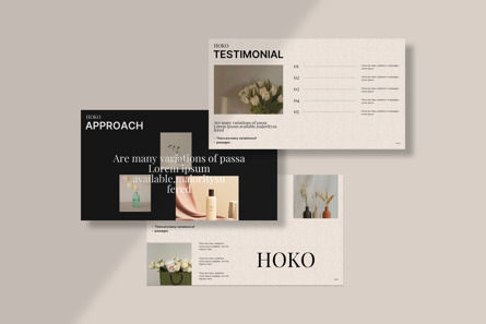 Hoko Portfolio PowerPoint Template, Diapositive 3, 12877, Business — PoweredTemplate.com