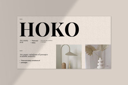 Hoko Portfolio PowerPoint Template, Diapositive 5, 12877, Business — PoweredTemplate.com