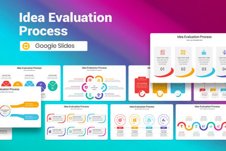 Idea Evaluation Process Google Slides Template, Google Presentaties-thema, 12897, Bedrijf — PoweredTemplate.com