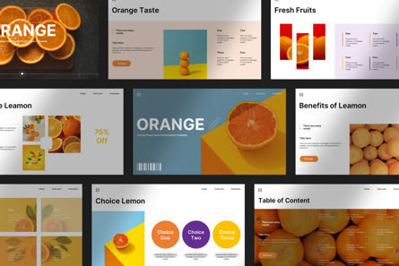 Orange PowerPoint Presentation, PowerPoint-Vorlage, 12899, Business — PoweredTemplate.com