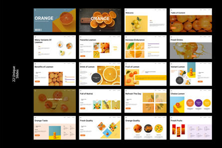 Orange PowerPoint Presentation, Deslizar 10, 12899, Negócios — PoweredTemplate.com