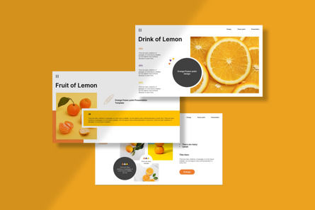 Orange PowerPoint Presentation, Diapositive 6, 12899, Business — PoweredTemplate.com