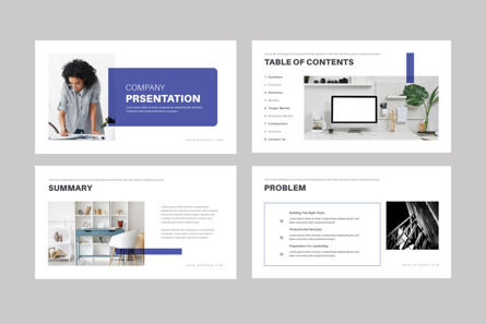 Company Presentation Template Layout, Dia 2, 12906, Bedrijf — PoweredTemplate.com
